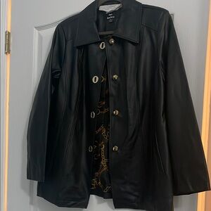 Black Leather Women's Jacket